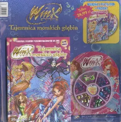 Winx Club Tajemnica morskich głębin (zestaw: książka + DVD + koraliki) Obniżka ceny