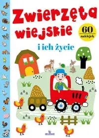 Zwierzęta wiejskie i ich życie (60 naklejek) Szybka wysyłka