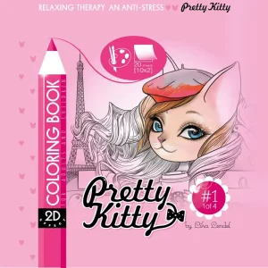Hit sprzedaży Kolorowanka antystresowa 200x200 Pretty Kitty 1