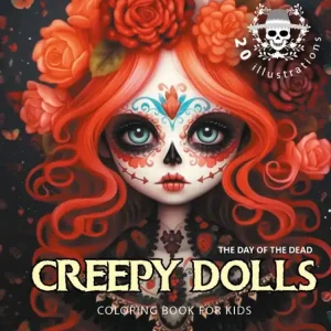 Kolorowanka 160x160 Creepy dolls FRESH Hit sprzedaży