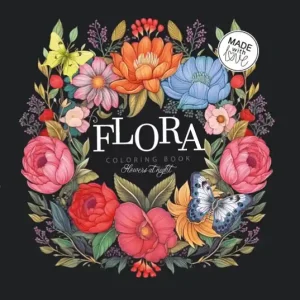 Nowy Kolorowanka usztywniana Flora Kwiaty