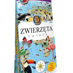 Oferta limitowana Mapy z naklejkami. Zwierzęta świata