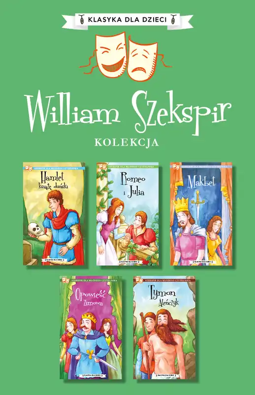 Pakiet Klasyka dla dzieci. William Szekspir. Tomy 1-5 Rabat