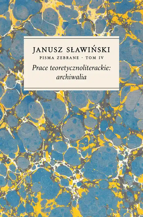 Prace teoretycznoliterackie: archiwalia Łatwy zwrot