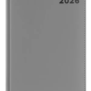 Kalendarz książkowy 2026 A4 grafitowy EASY Bezpieczne zakupy