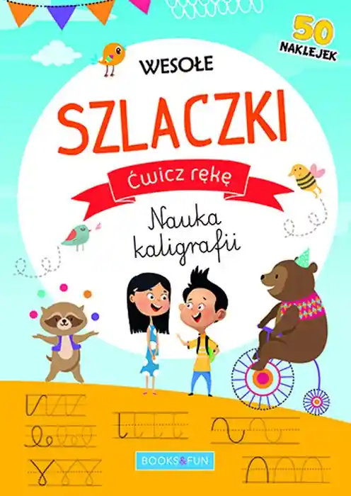 Wesołe szlaczki ( z naklejkami) Ćwicz rękę Nauka kaligrafii Zamów dziś