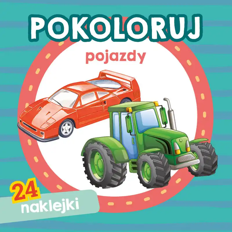 Pojazdy. Pokoloruj Oferta limitowana