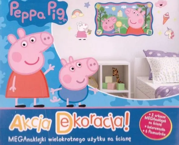 Peppa Pig. Akcja dekoracja Wysoka jakość
