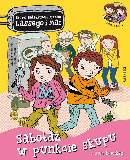 Sabotaż w punkcie skupu i inne komiksy. Biuro detektywistyczne Lassego i Mai. Komiks Obniżka ceny
