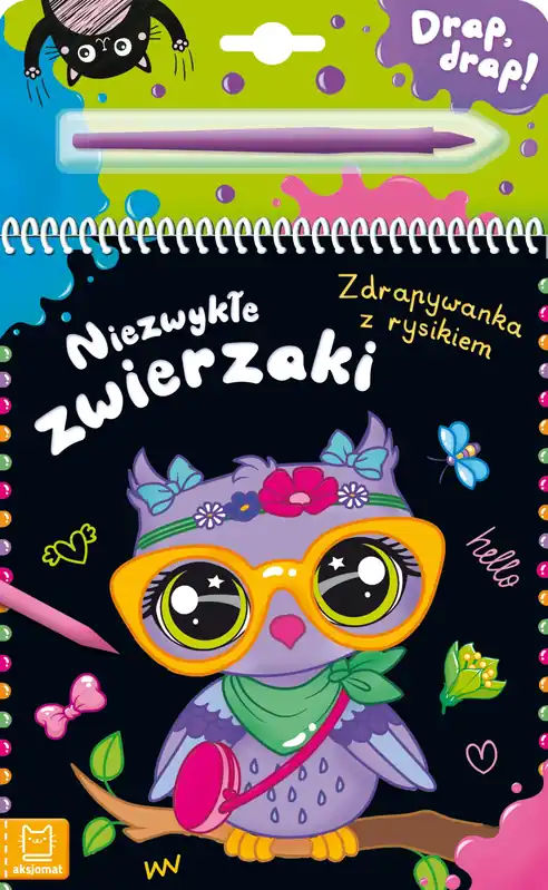 Do wyczerpania zapasów Niezwykłe zwierzaki. Zdrapywanka z rysikiem