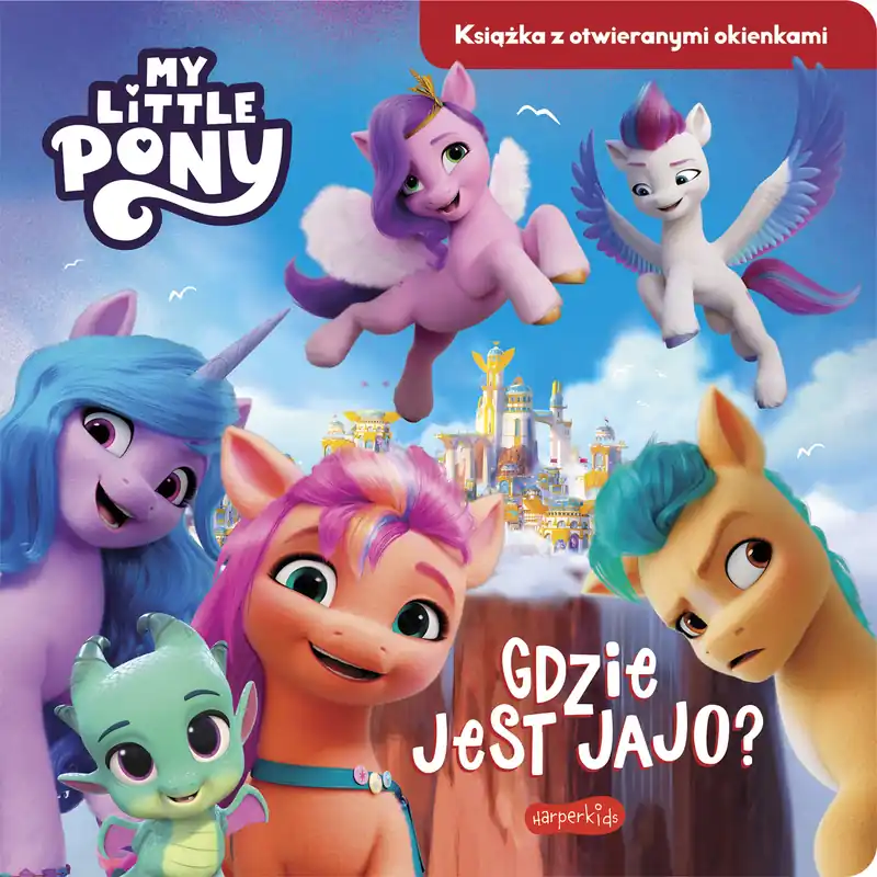 Szybka wysyłka Gdzie jest jajo? My Little Pony. Nowe pokolenie. Książka z otwieranymi okienkami