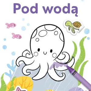 Kolorowanka z naklejkami Pod wodą Szybka wysyłka