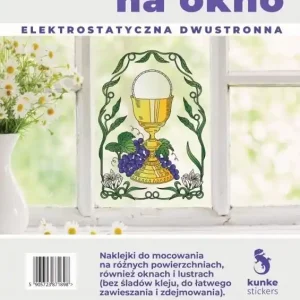 Tylko dziś Ozdoba na okno elektrostatyczna Boże Ciało