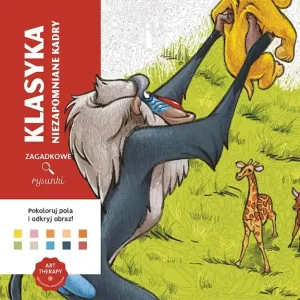 Darmowa dostawa Niezapomniane kadry. Disney. Klasyka. Zagadkowe rysunki. Kolorowanka antystresowa. Art therapy