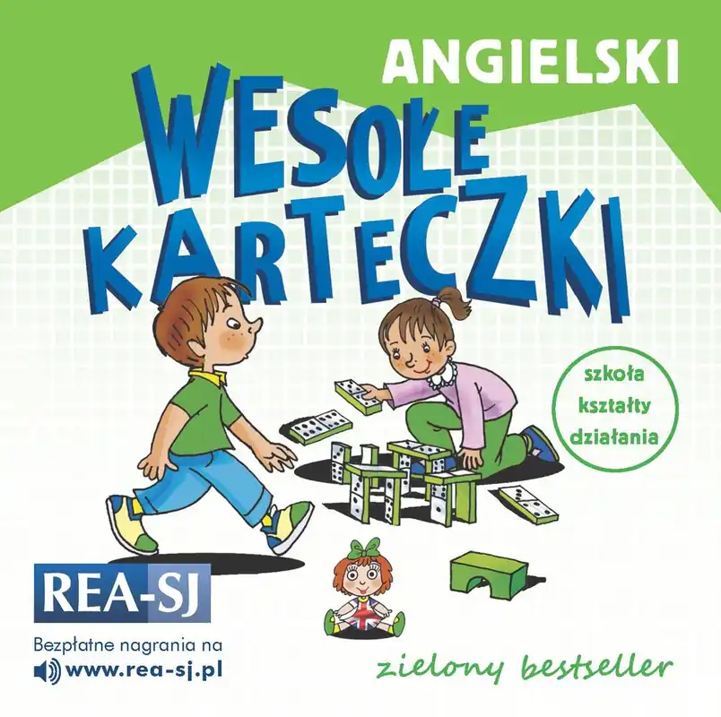 Angielski wesołe karteczki. Zielony bestseller Dostępne od ręki