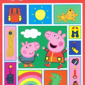 Bezpieczne zakupy Peppa Pig. Koloruj bez końca cz. 2 Duch przygody