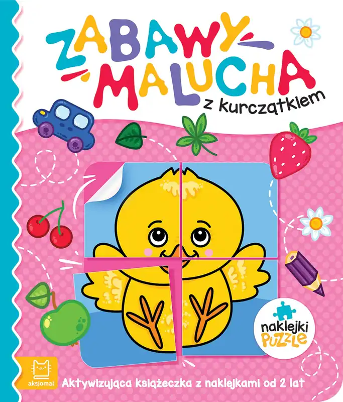 Zabawy malucha z kurczątkiem. Aktywizująca książeczka z naklejkami Wysoka jakość