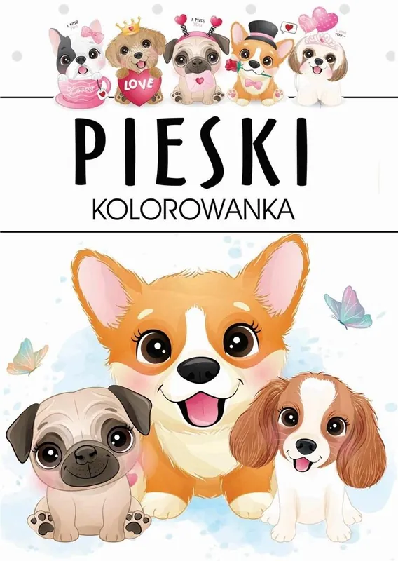 Tylko dziś Pieski kolorowanka