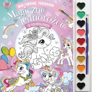 Popularny Magiczne jednorożce. Malowanie farbkami