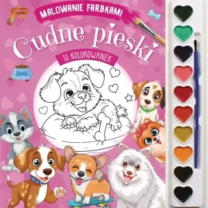 Tylko dziś Cudne pieski. Malowanie farbkami