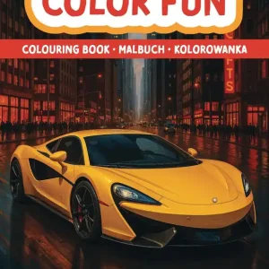 Tylko do końca tygodnia Auta. Kolorowanka. Malbuch. Colouring book