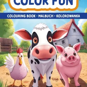 Zwierzęta na farmie. Kolorowanka. Malbuch. Colouring book Darmowy zwrot