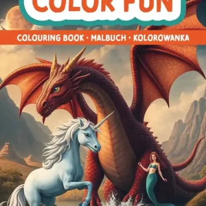Świat fantasy. Kolorowanka. Malbuch. Colouring book Super okazja