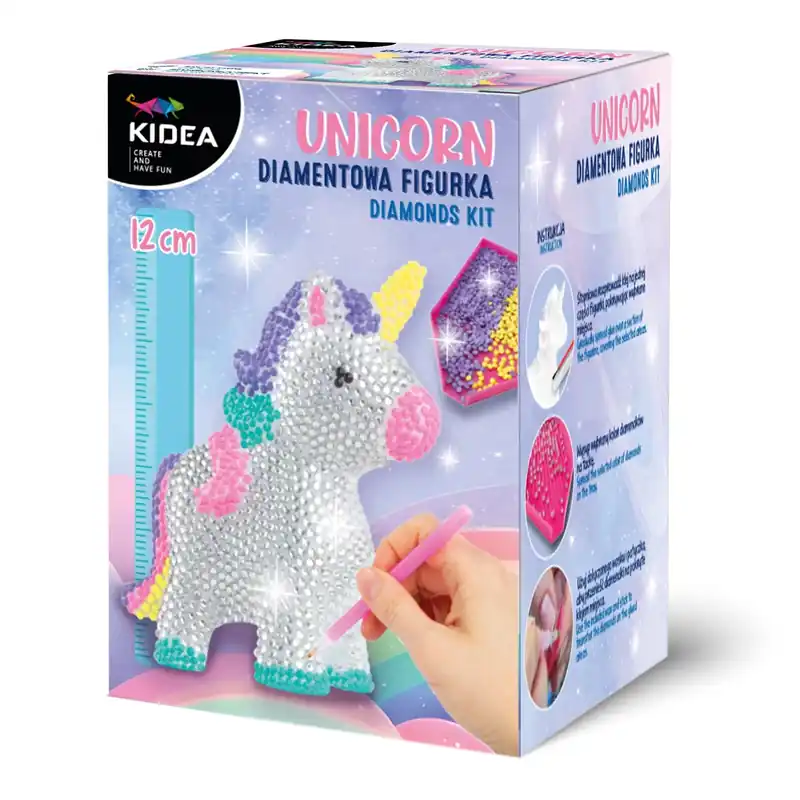 Figurka diamentowa unicorn KIDEA Cena promocyjna