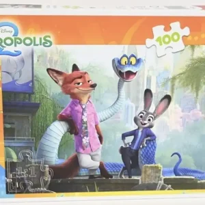 PUZZLE 100 Tajemnice Zootopii  Disney Zootopia 2 16523 Nowy