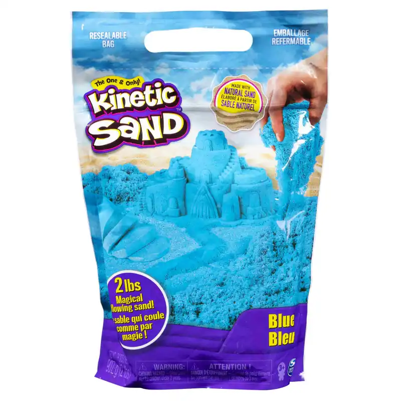 Piasek kinetyczny niebieski Kinetic Sand 900g Darmowy zwrot
