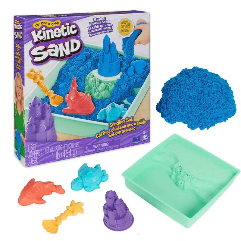 Mała Piaskownica niebieska Kinetic Sand Nie przegap