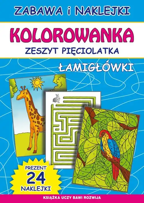 Kolorowanka Zeszyt pięciolatka Dostępne od ręki