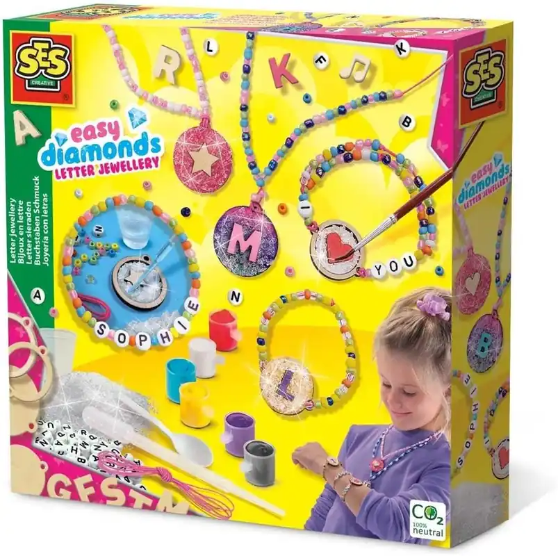Kreatywna zabawa - Biżuteria z literkami Oferta limitowana