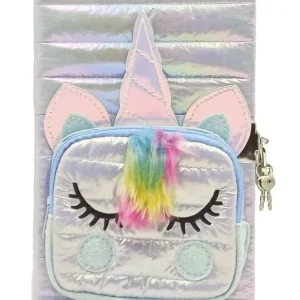 Dodaj do koszyka Pamiętnik Unicorn z kieszonką biały STnux