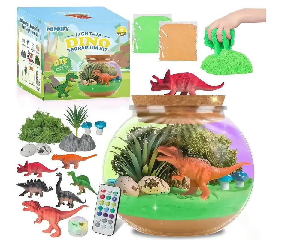 Ekspresowa dostawa Terrarium Świecące z Dinozaurami Kreatywny Zestaw Edukacyjny