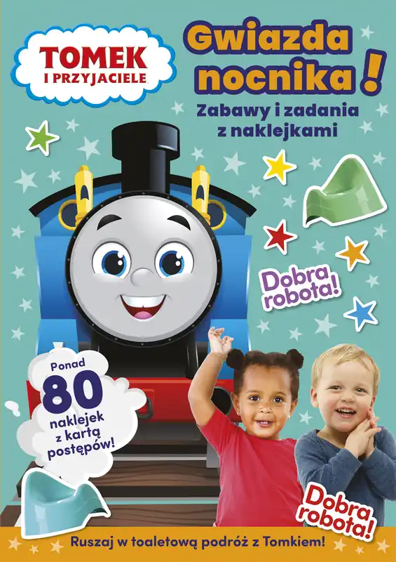 Szybka dostawa Gwiazda nocnika! Tomek i przyjaciele. Zabawy i zadania z naklejkami