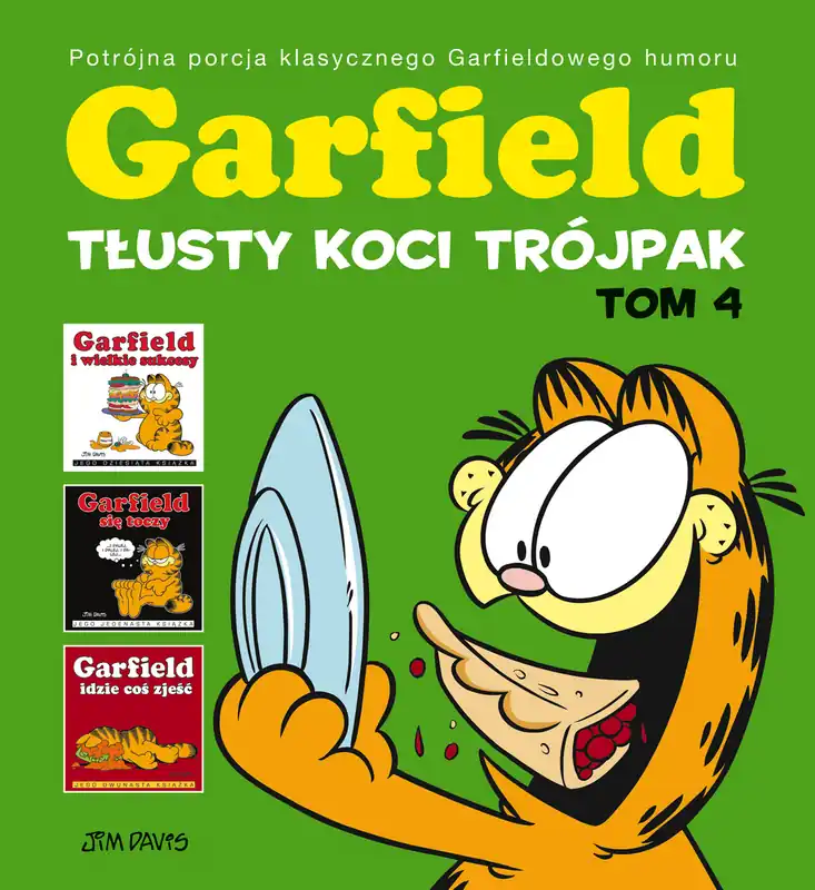 Garfield T.4 Tłusty koci trójpak w.2023 Nowy